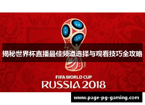 揭秘世界杯直播最佳频道选择与观看技巧全攻略