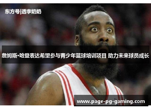 詹姆斯·哈登表达希望参与青少年篮球培训项目 助力未来球员成长